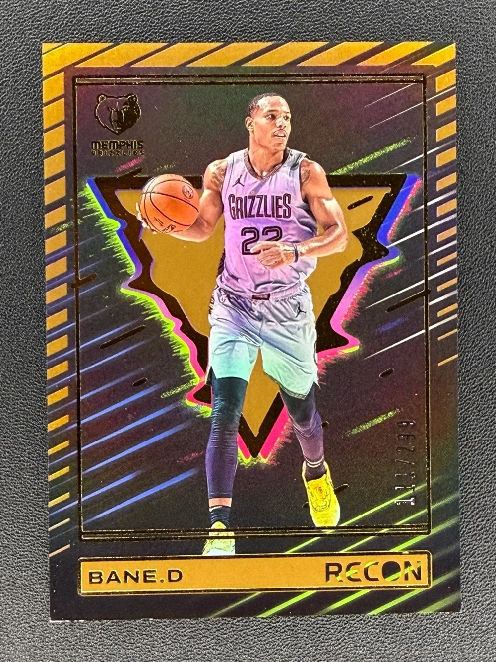 2023-24 Desmond Bane Panini Recon Bronze Holo /299 Memphis Grizzlies TCU #125